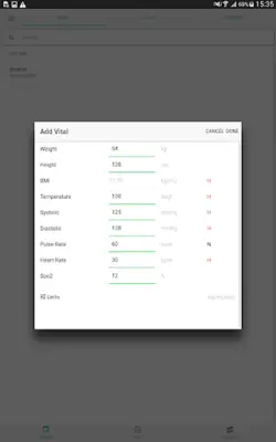 DocEngage Patient Chart android App screenshot 1