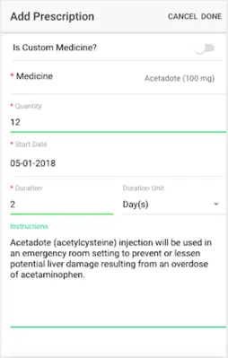 DocEngage Patient Chart android App screenshot 3